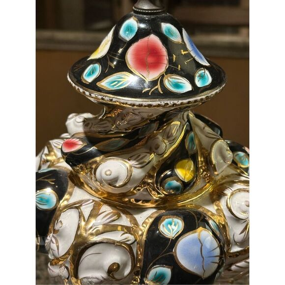 Antique Capodimonte Italian porcelain lamp base - Picture 8 of 8